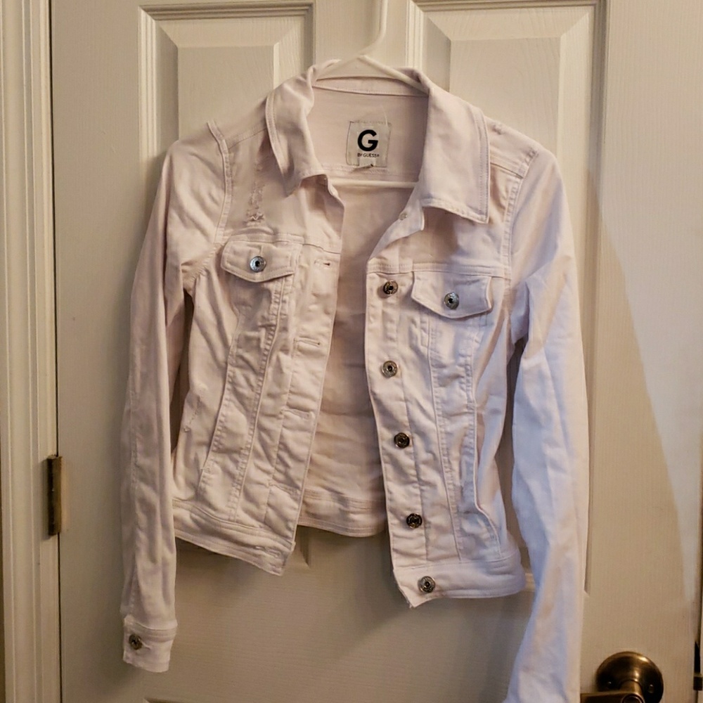 Guess white  Denim jacket